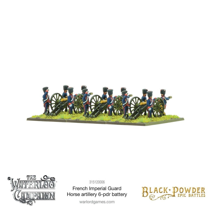 Epic Battles: Waterloo - French Imperial Guard Horse Artillery 6 - pdr Battery - Artillerie - Warlord Games - 315120006