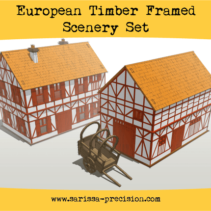 European Timber Frame Scenery Set