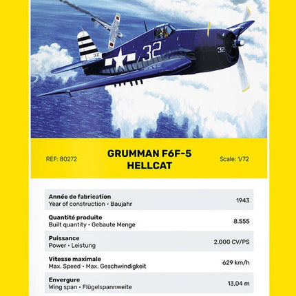 F6F Hellcat - Flugzeuge - Heller - 80272