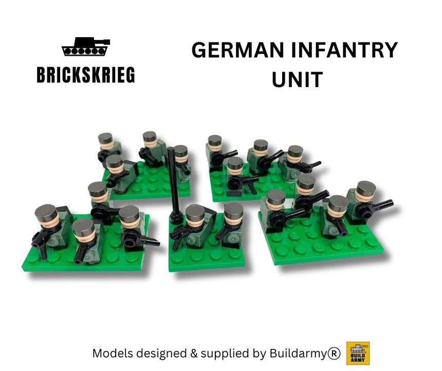 German Motorised Infantry Box Set - Brickskrieg - BS-GMI-01 (2)