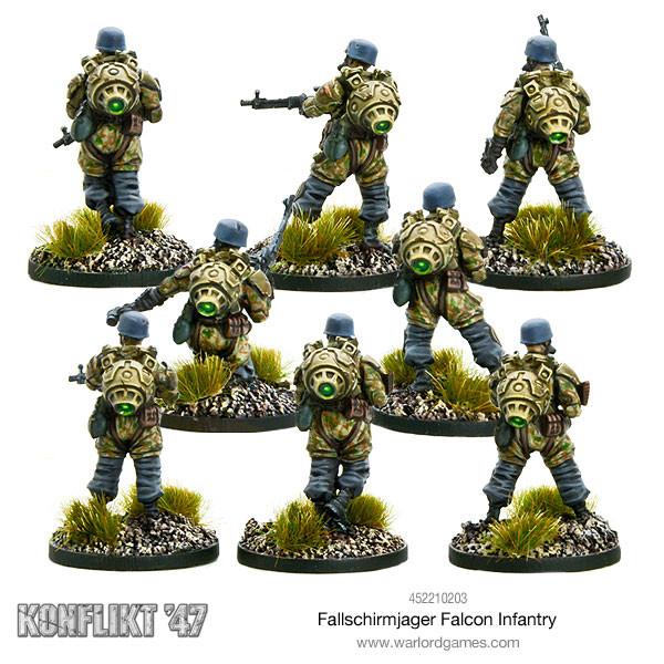 Fallschirmjäger Falcon Infantry - Infanterie - Warlord Games - 452210203