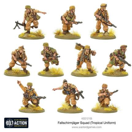 Fallschirmjäger Squad (Tropical Uniform) - Infanterie - Warlord Games - 402212105