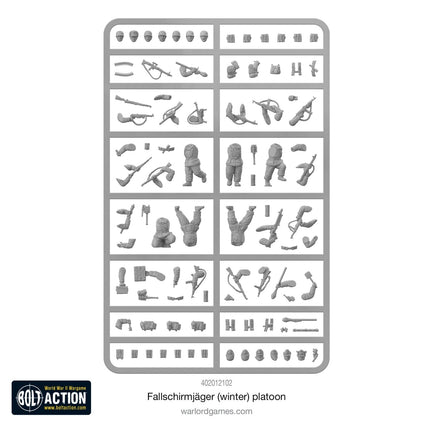 Fallschirmjäger (Winter) Platoon - Infanterie - Warlord Games - 402012102