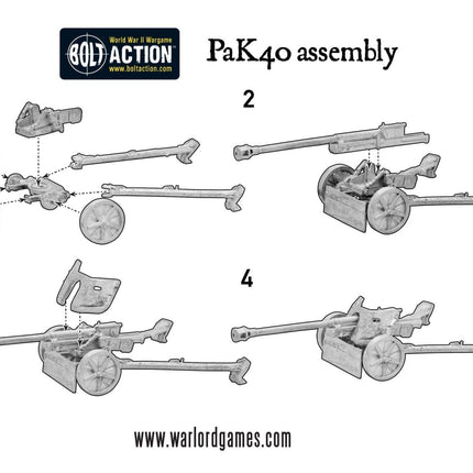 Fallschirmjager 75mm PaK 40 anti-tank gun (1943-45)