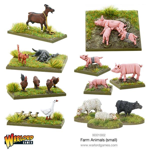 Farm Animals (small) - Gelände - Warlord Games - 993010002