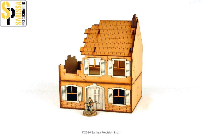 Farm House - Destroyed - Gelände - Sarissa - N012