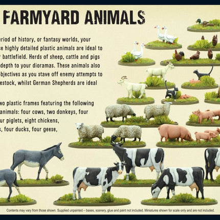 Farmyard Animals - Gelände - Warlord Games - EIEIO