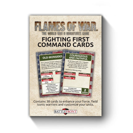 Fighting First Command Cards