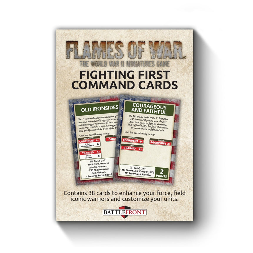 Fighting First Command Cards