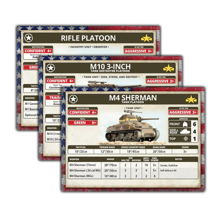 Fighting First Unit Cards