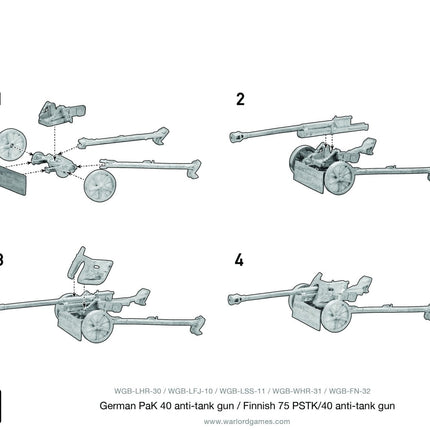 Finnish 75 PSTK/40 anti-tank gun
