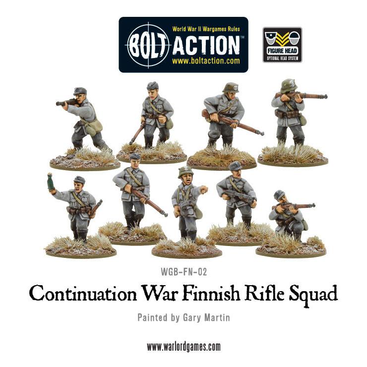 Finnish Rifle Squad - Infanterie - Warlord Games - WGB-FN-02