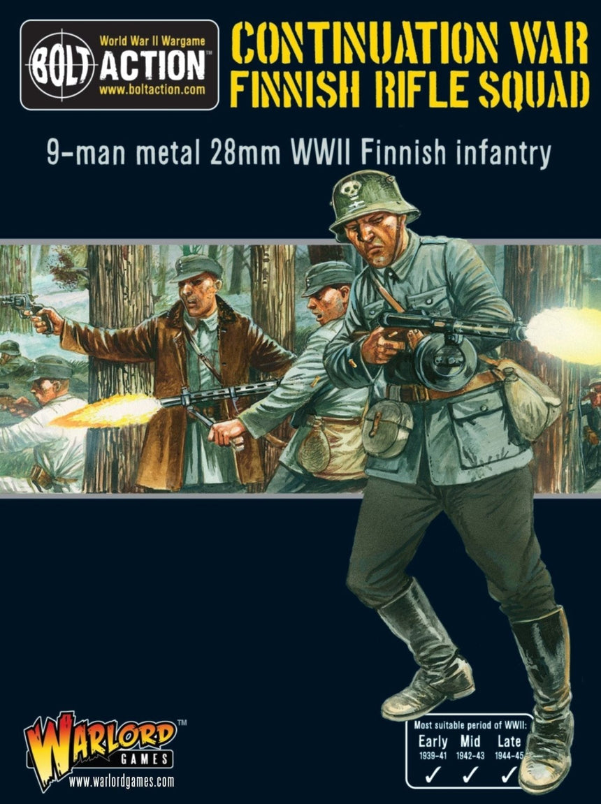 Finnish Rifle Squad - Infanterie - Warlord Games - WGB-FN-02