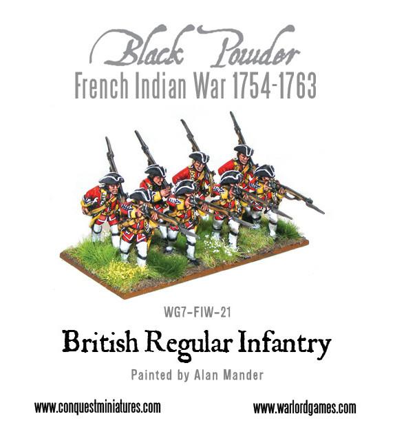 FIW British Regular Infantry - Infanterie - Warlord Games - WG7-FIW-21