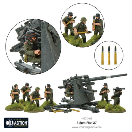 Flak 37 8,8cm - Artillerie - Warlord Games - 402012026