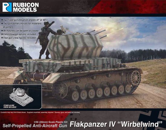 Flakpanzer IV "Wirbelwind" - Panzer - Rubicon Models UK Ltd - 280079