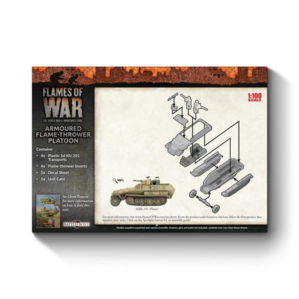 Flammpanzer Platoon (Sd Kfz 251/16)