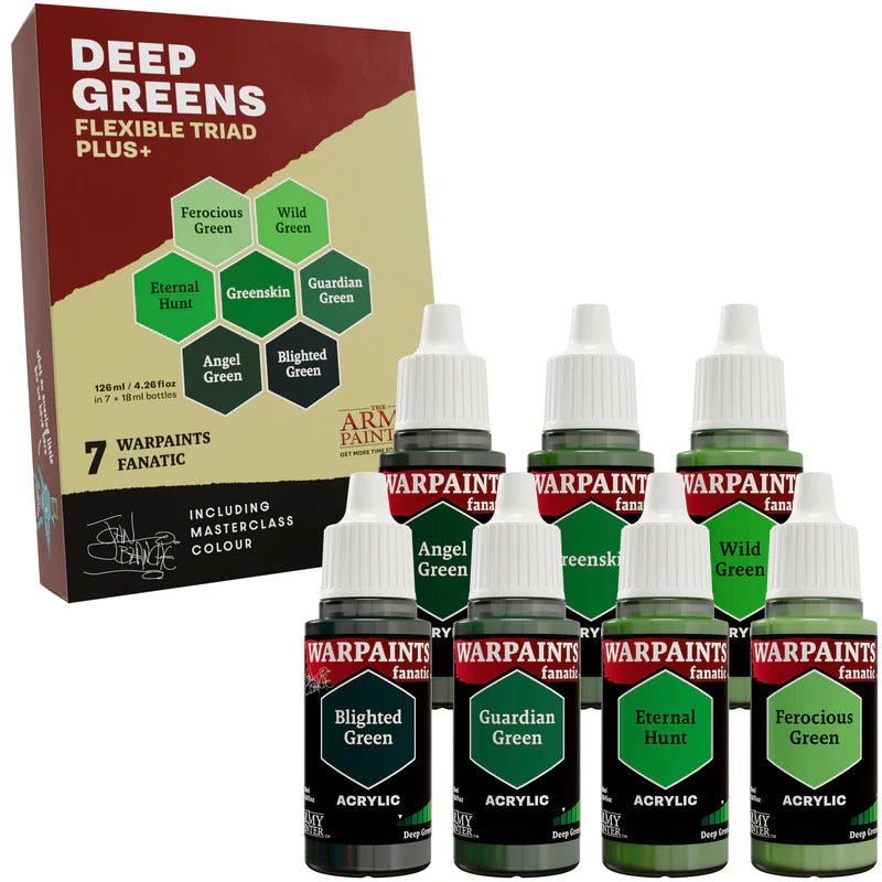 Flexible Triad PLUS+: Deep Greens - Zubehör - The Army Painter - WP8088P