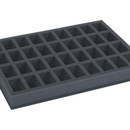 Foam tray for 36 miniatures on 32mm bases - Safe & Sound