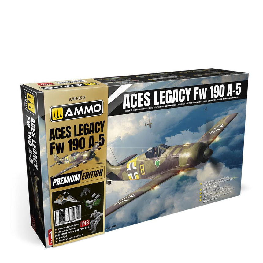 Focke Wulf 190 A-5 - Aces Legacy Premium Edition - AMMO by MIG Jimenez - A.MIG-8518