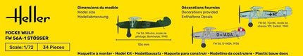 Focke Wulf FW 56A-1 Stösser - Flugzeuge - Heller - 80238