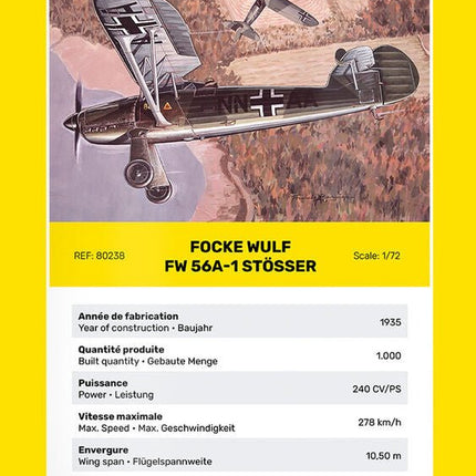 Focke Wulf FW 56A-1 Stösser - Flugzeuge - Heller - 80238