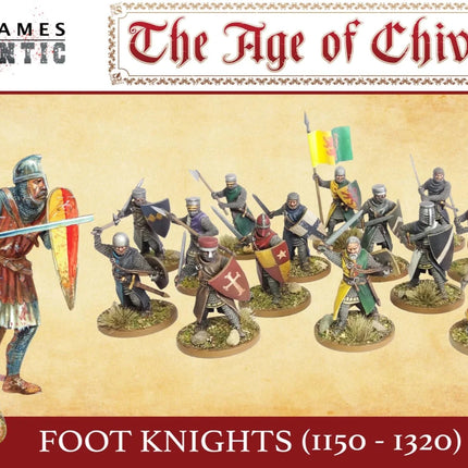 Foot Knights (1150 - 1320) - Infanterie - Wargames Atlantic - WAAAC001