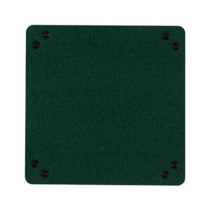 Forest Green Felt Folding Dice Tray - Zubehör - all rolled up - DTS-ARU-FDT-014