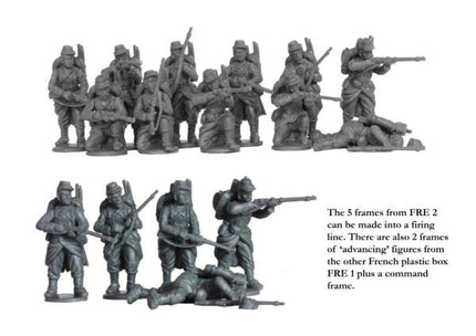 Franco-Prussian War French Infantry Firing Line