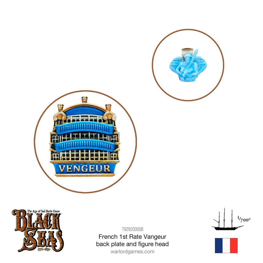 French 1st rate Vengeur back plate and figure head - Zubehör & Bitz - Warlord Games - 7920200008
