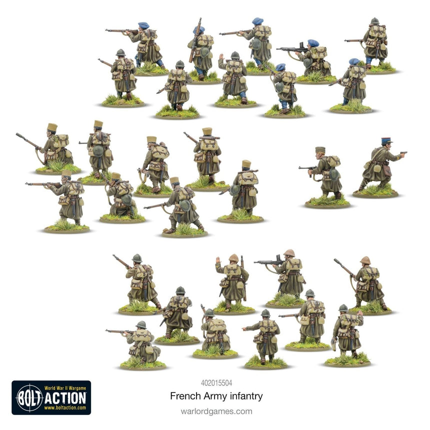 French Army Infantry - Infanterie - Warlord Games - 402015504