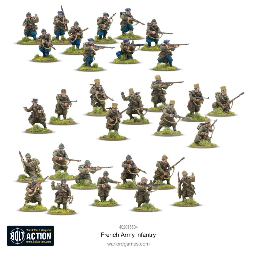 French Army Infantry - Infanterie - Warlord Games - 402015504