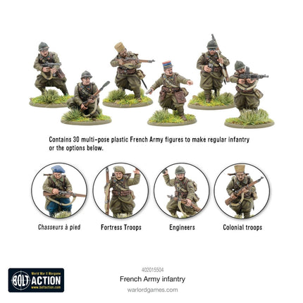 French Army Infantry - Infanterie - Warlord Games - 402015504