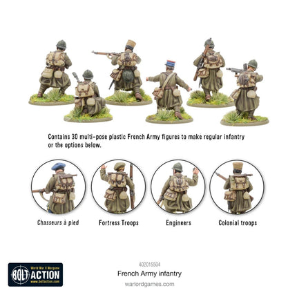 French Army Infantry - Infanterie - Warlord Games - 402015504