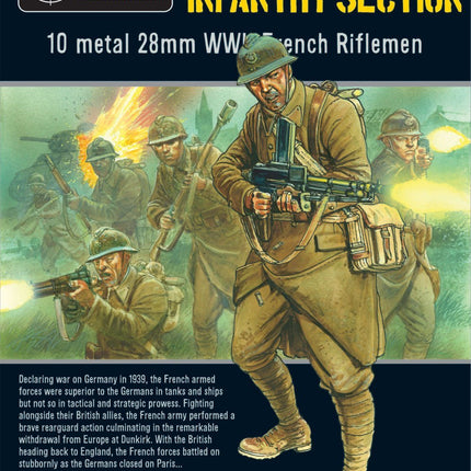French Army Infantry Section - Infanterie - Warlord Games - WGB-FI-02