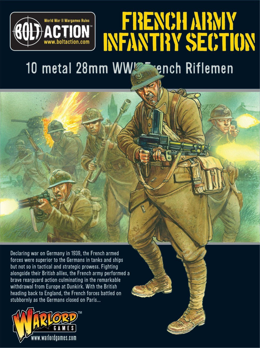 French Army Infantry Section - Infanterie - Warlord Games - WGB-FI-02