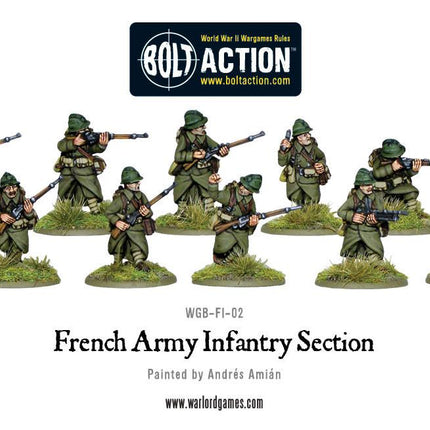French Army Infantry Section - Infanterie - Warlord Games - WGB-FI-02