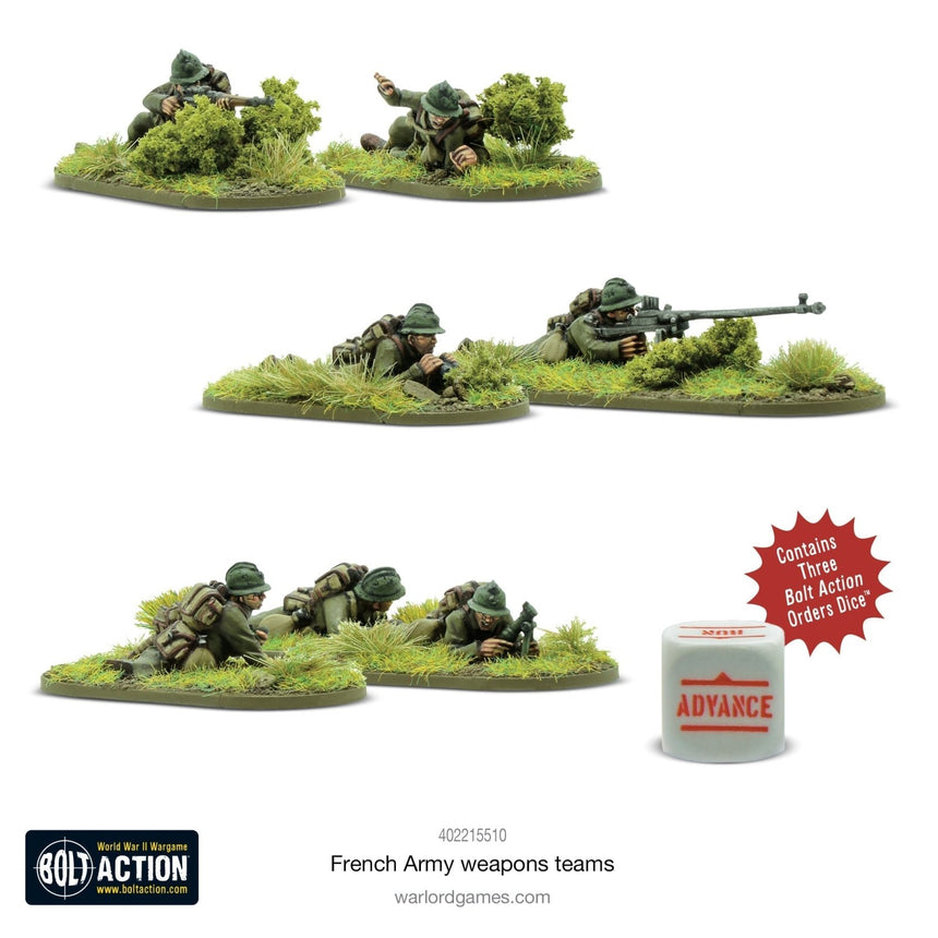 French Army Weapons Teams - Infanterie - Warlord Games - 402215510
