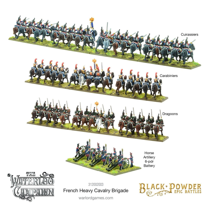 French Heavy Cavalry Brigade - Kavallerie - Warlord Games - 312002003