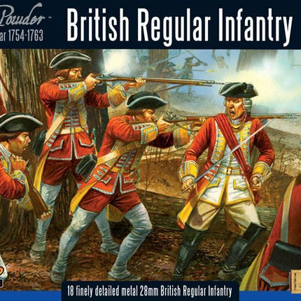 French Indian War 1754-1763: British Regular Infantry boxed set