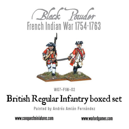 French Indian War 1754-1763: British Regular Infantry boxed set