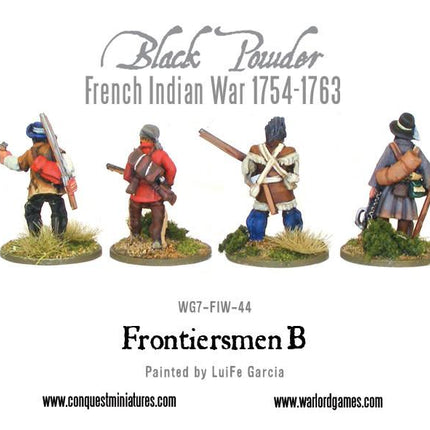French - Indian War Frontiersmen B - Infanterie - Warlord Games - WG7-FIW-44