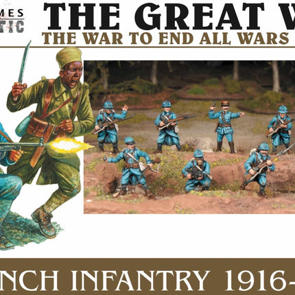French Infantry (1916 - 1940) - Infanterie - Wargames Atlantic - WAAGW002
