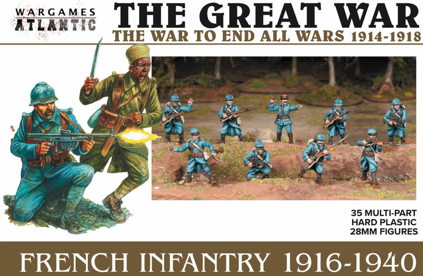 French Infantry (1916 - 1940) - Infanterie - Wargames Atlantic - WAAGW002