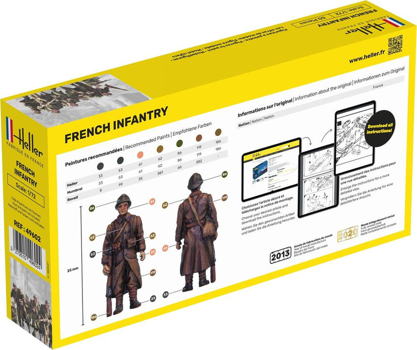 French Infantry - Infanterie - Heller - 49602