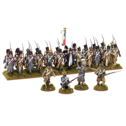 French Infantry in Greatcoats (1804 - 1814) - Infanterie - Wargames Atlantic - WAANW004