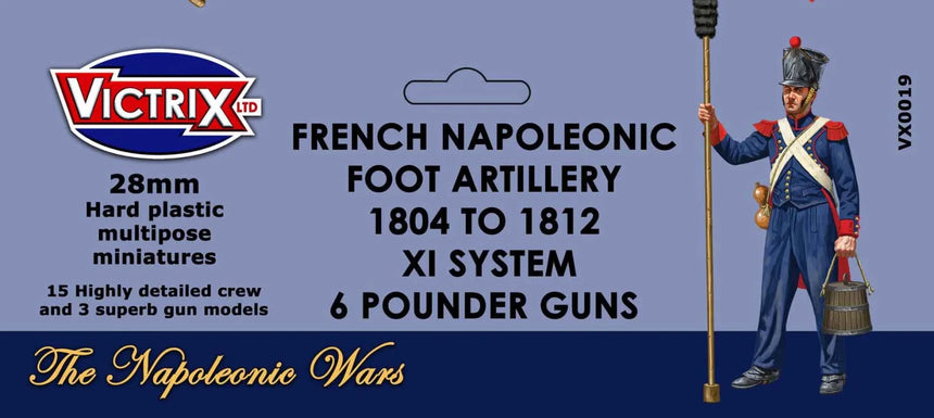 French Napoleonic Artillery 1804 - 1812 XI System - Artillerie - Victrix - VX0019