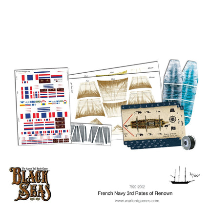 French Navy 3rd Rates of Renown - Schiffe - Warlord Games - 792012002