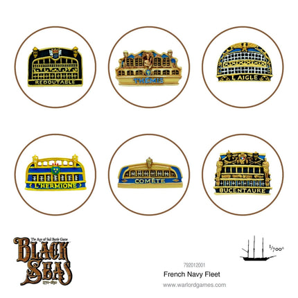 French Navy Fleet (1770 - 1830) - Schiffe - Warlord Games - 792012001