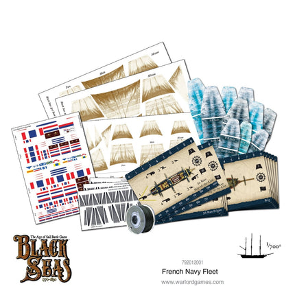 French Navy Fleet (1770 - 1830) - Schiffe - Warlord Games - 792012001